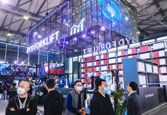 比亞迪物流展展位搭建制作 比亞迪物流展展位搭建制作