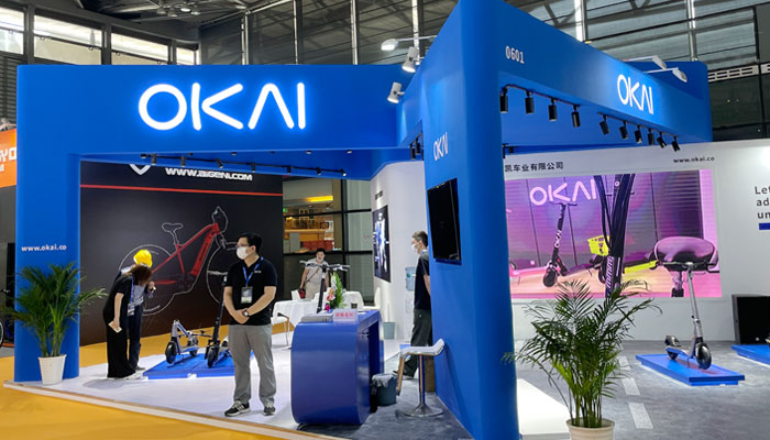 2021上海自行車展會展臺搭建案例