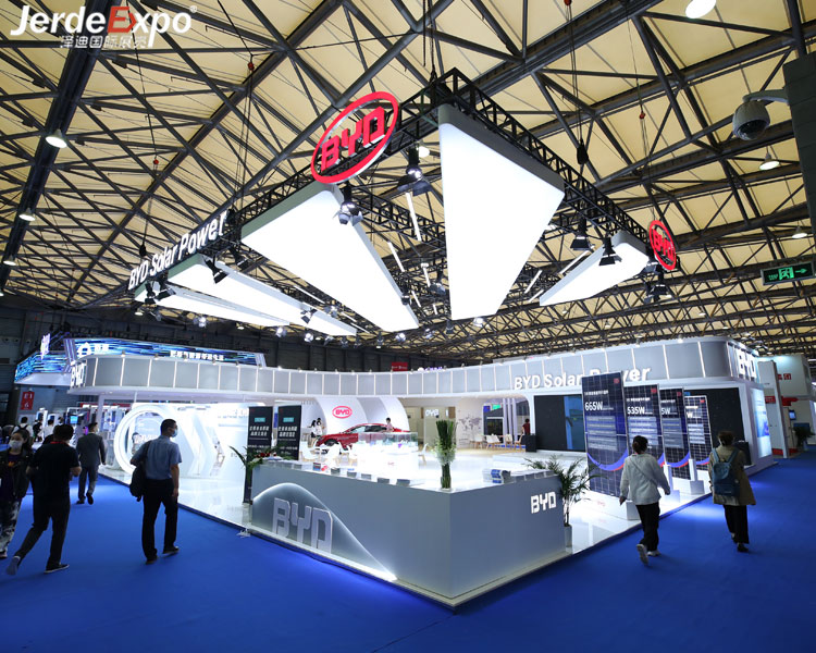 光伏展臺(tái)展位搭建 光伏展臺(tái)展位搭建