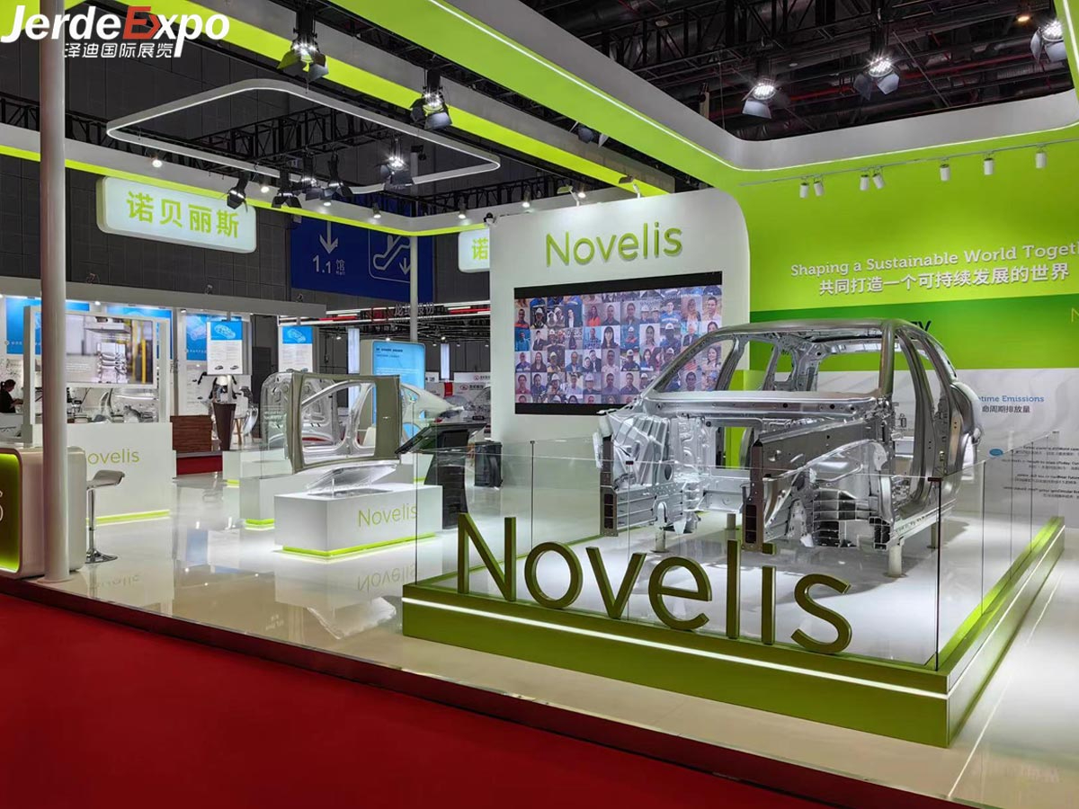 車(chē)展展位搭建布置案例