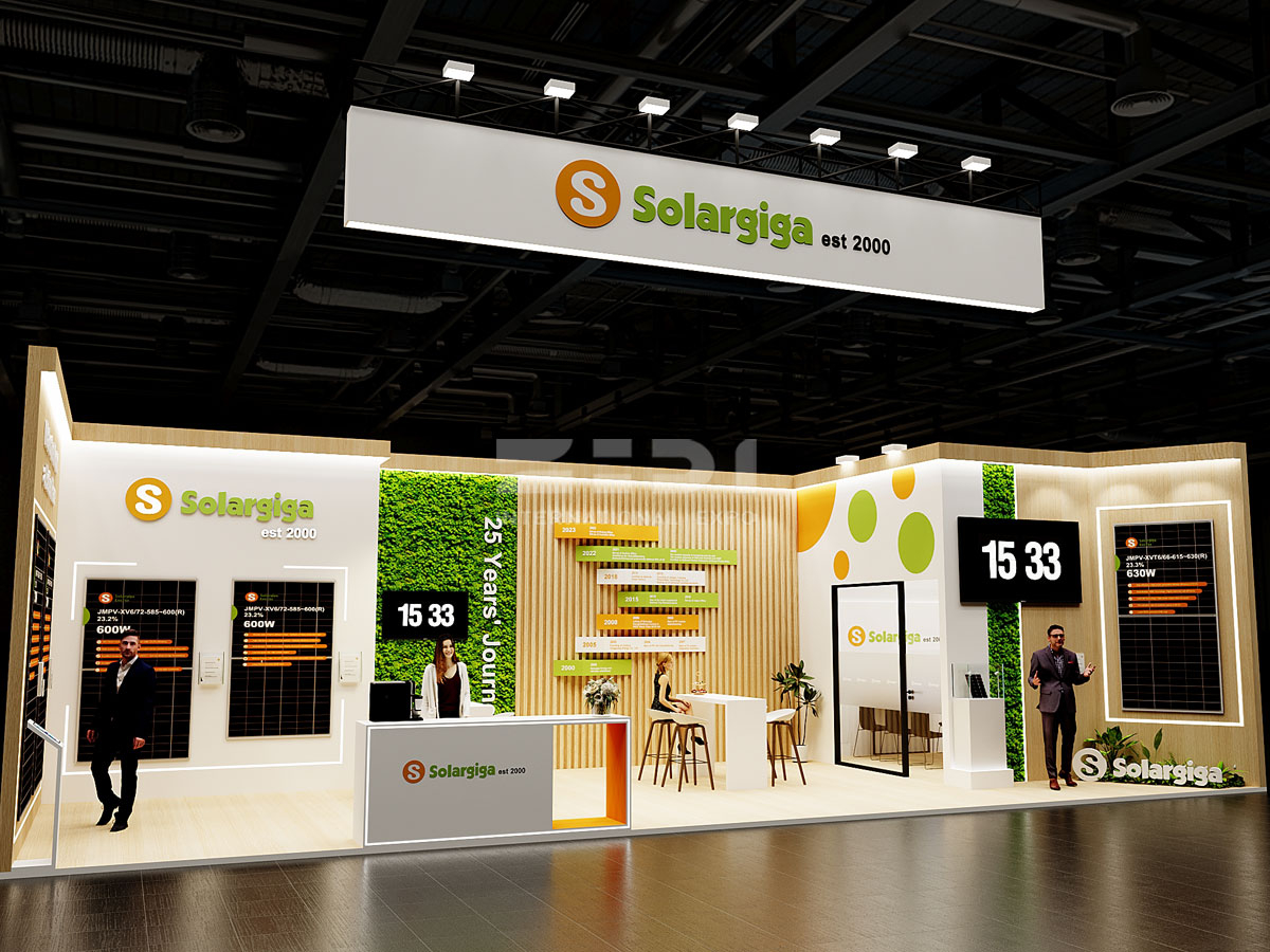 德國光伏能源展臺設(shè)計